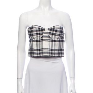 NWT Retails $250! Alice & Olivia Bustier /Crop Top